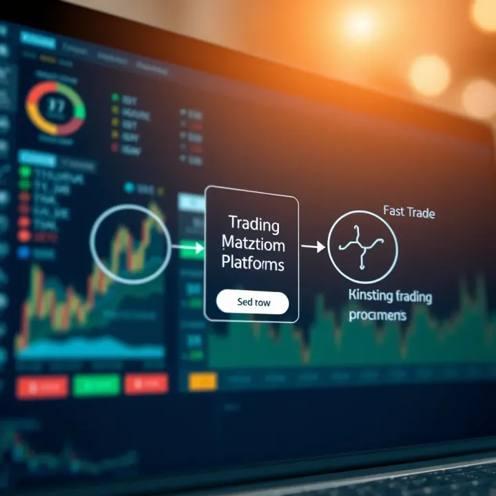 Diagram illustrating key components and workflow of binary trading platforms