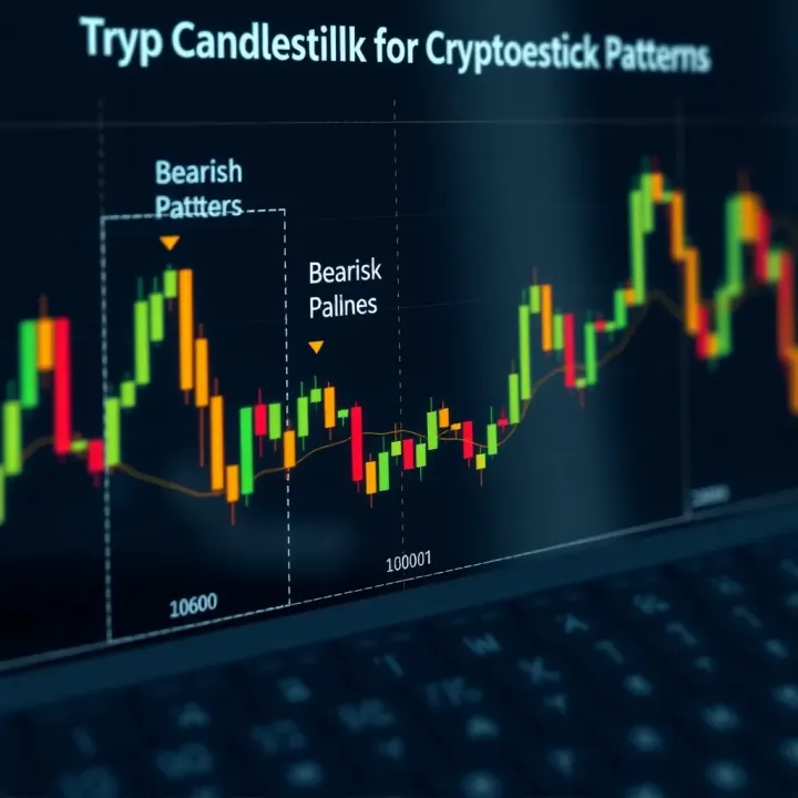 Diagram displaying common bullish and bearish candlestick patterns used in crypto trading analysis