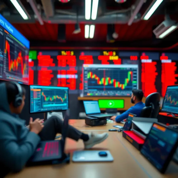 Conceptual illustration of risk management and strategic planning in forex trading