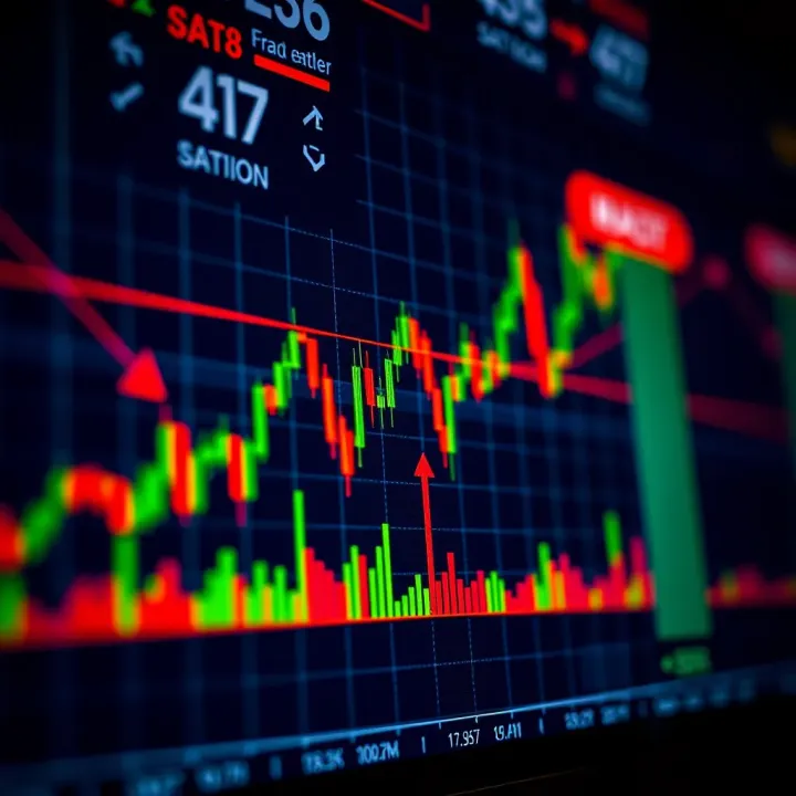 Bullish and Bearish Formations with Breakout Indicators Annotated chart highlighting bullish and bearish formations with trend lines and breakout points