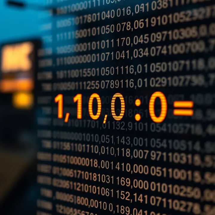 Conversion from Binary to Decimal Numbers Diagram demonstrating conversion from binary digits to decimal values using positional values